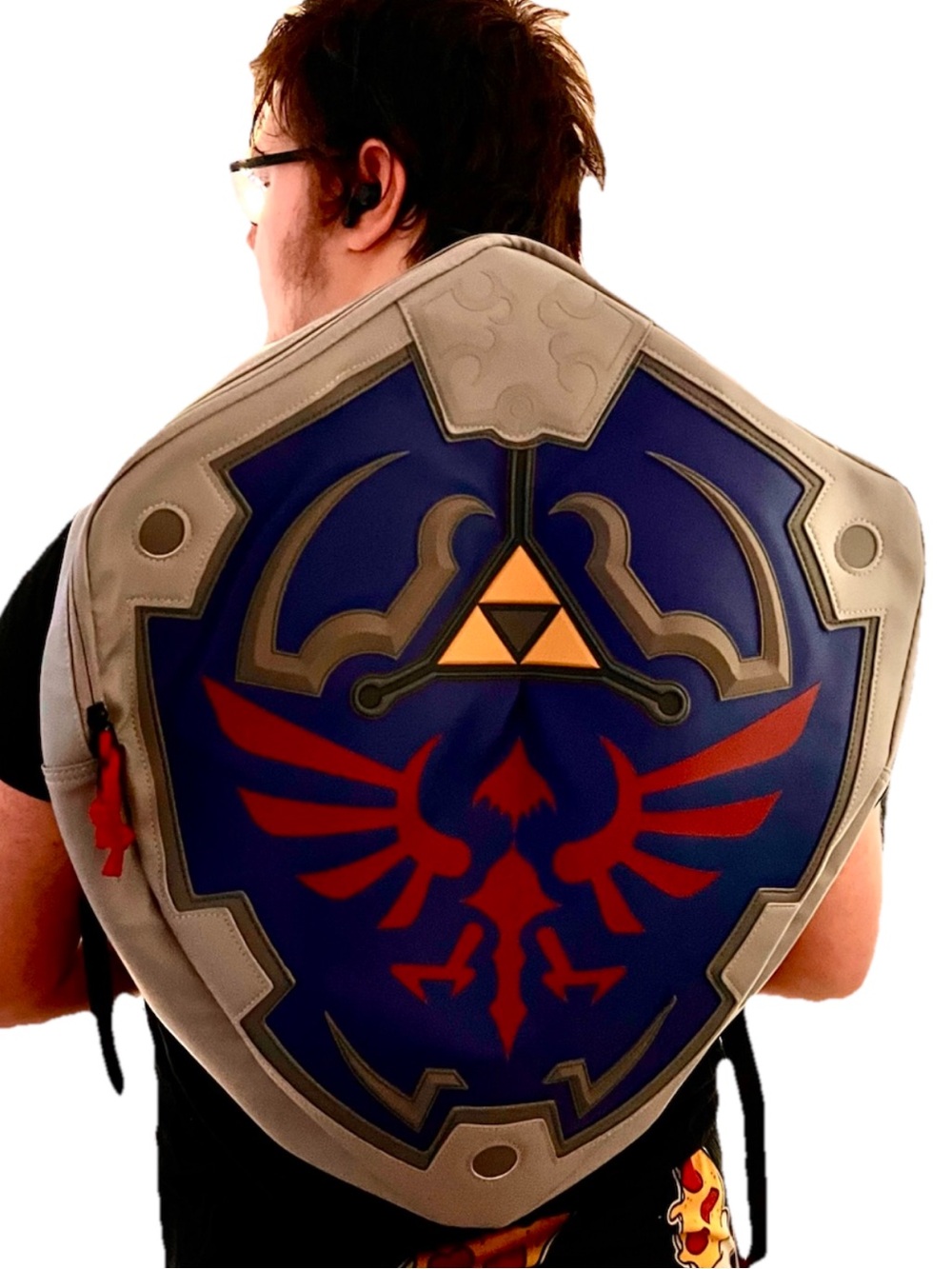 Legend of Zelda Hylian Shield 18.5” Novelty Backpack from Bioworld